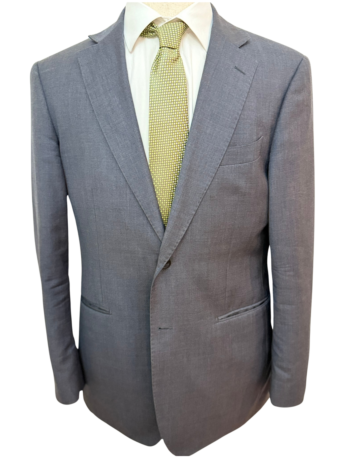 Olive, Green and Grey Geometric Necktie