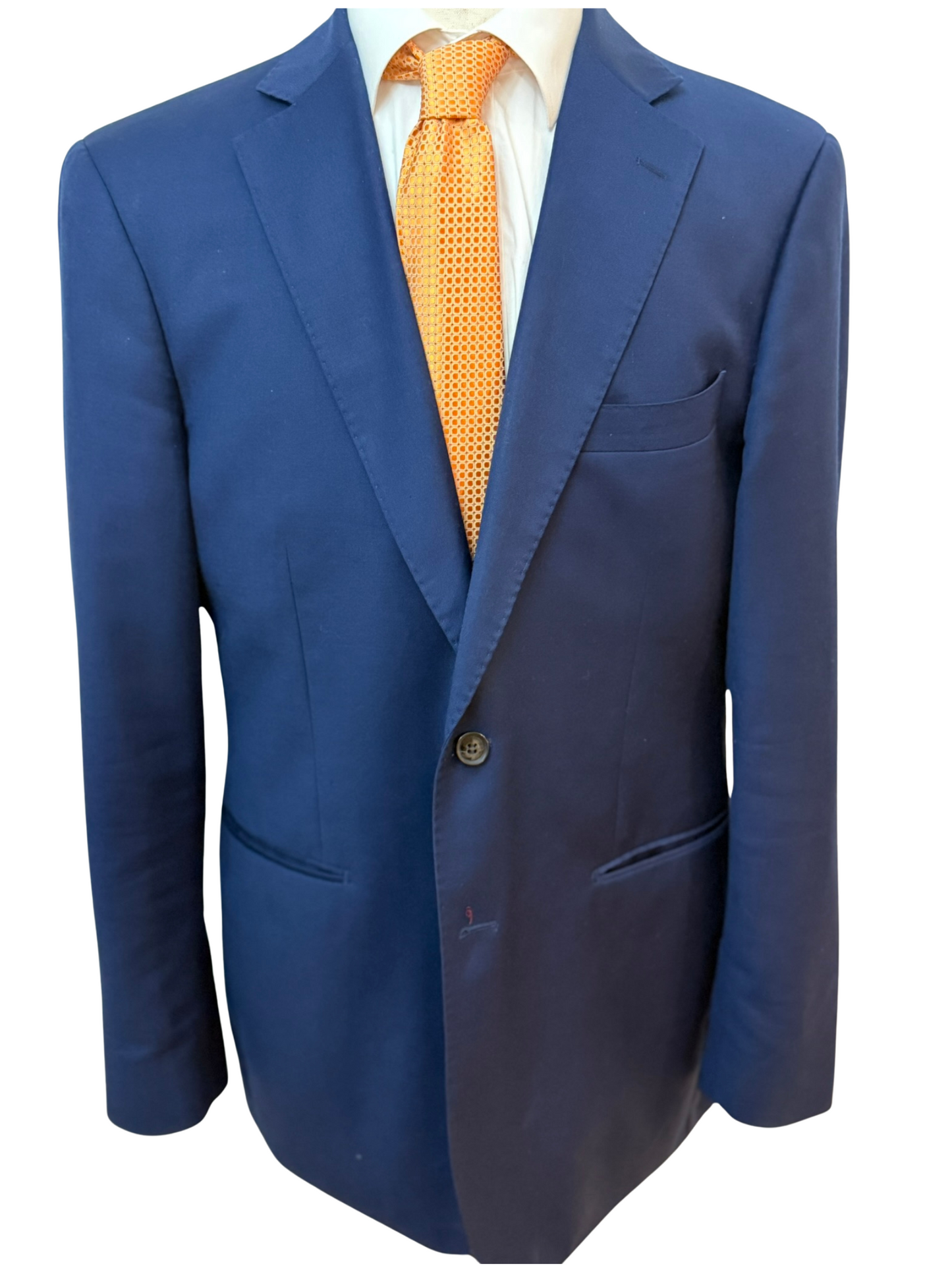 Tangerine Micro Square Geometric Necktie