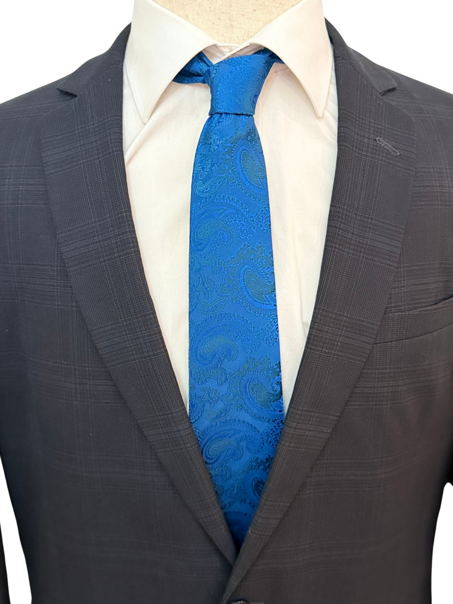 Royal Blue Paisley Necktie