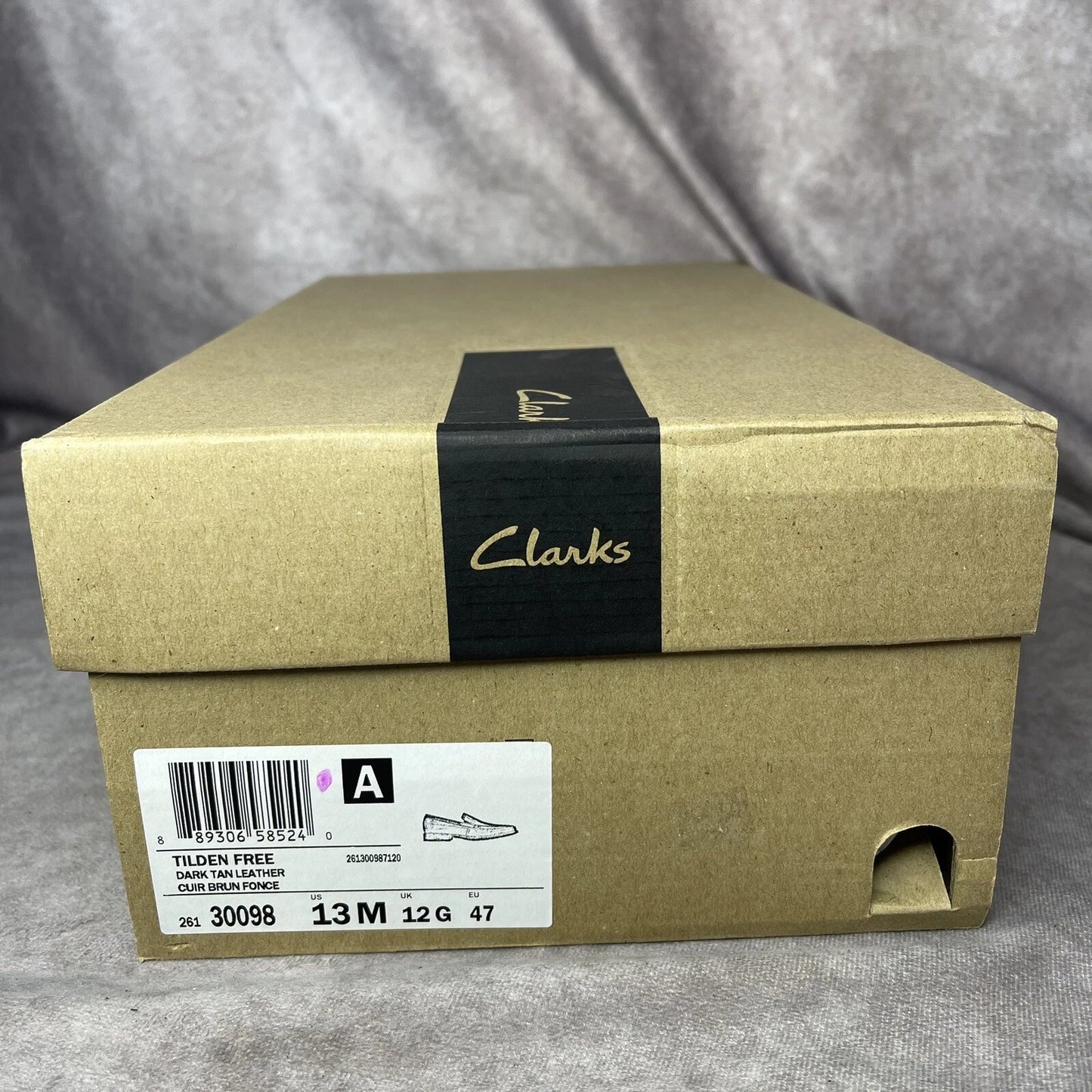 Clarks Men's Whiddon Step Dark Tan Dress shoe