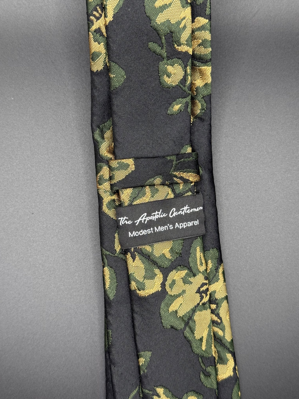 The Olive Bloom Floral Necktie