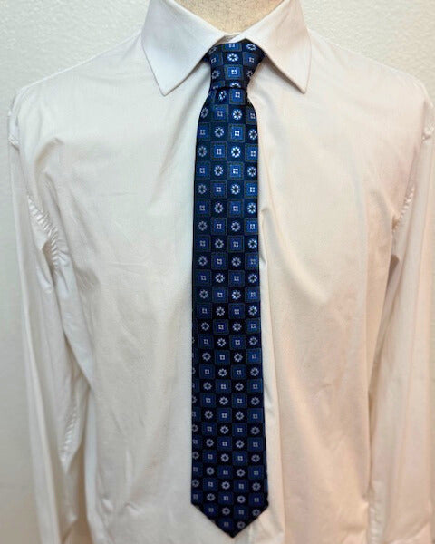 The Midnight Mosaic Floral Necktie