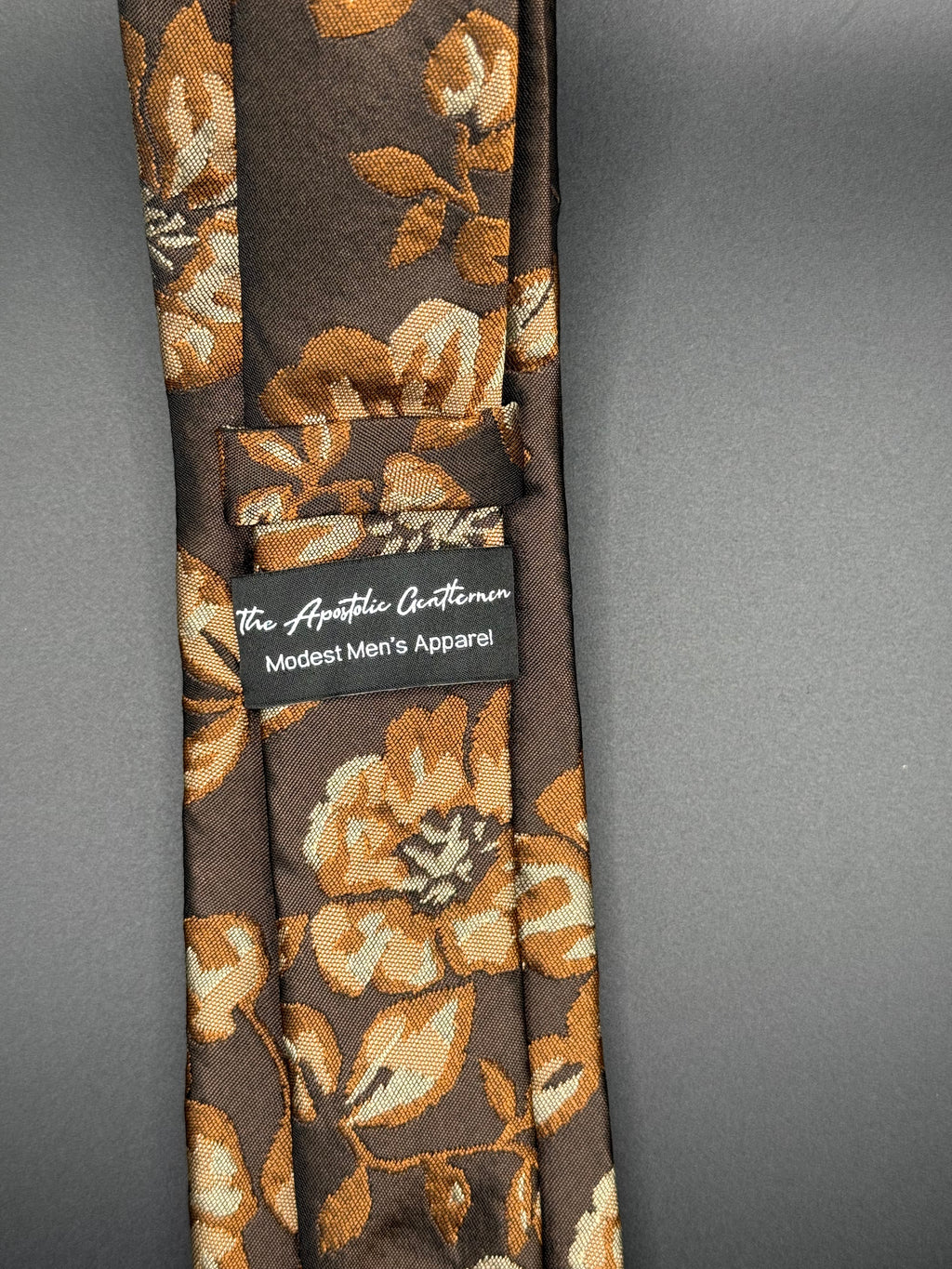 The Bronze Bloom Floral Necktie