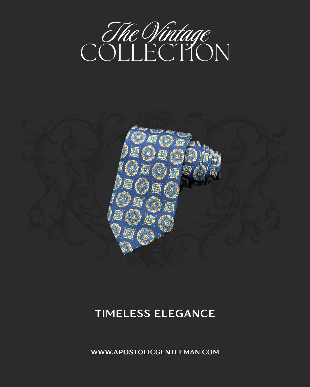 The Sapphire Mosaic Necktie