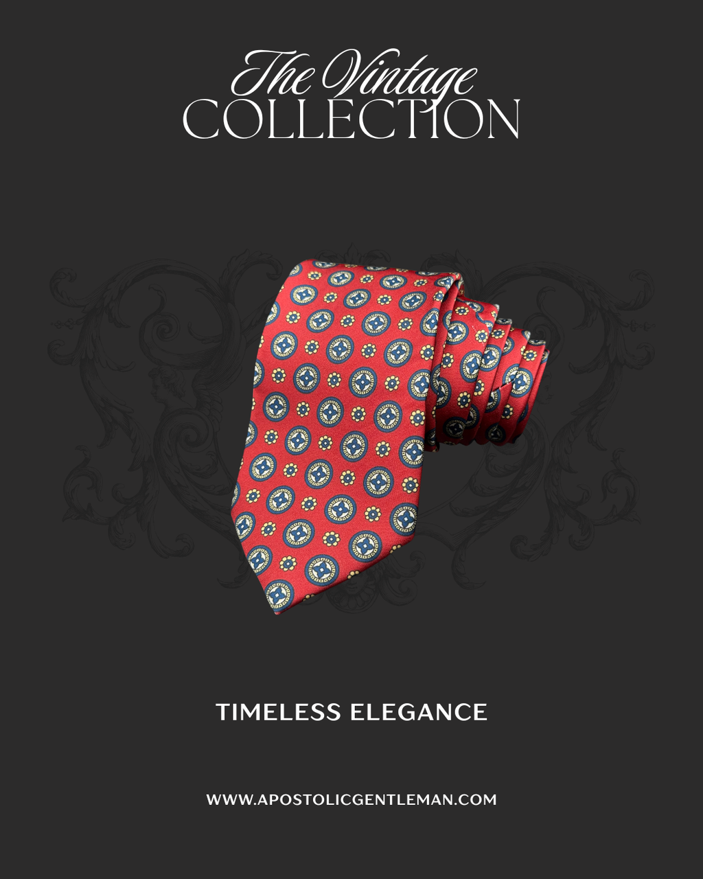 The Imperial Rosette Necktie