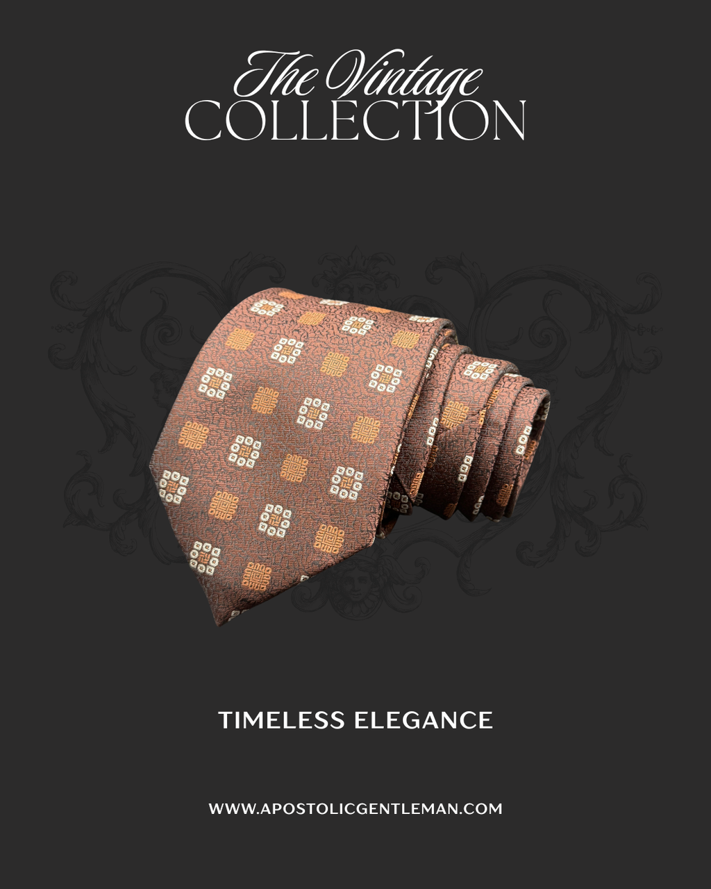 The Copper Medallion Necktie