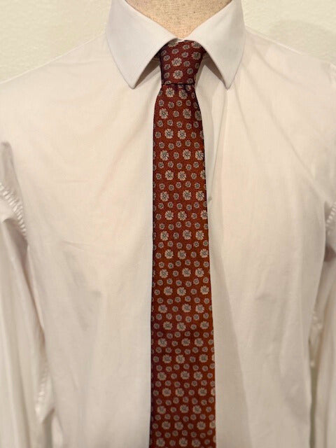 The Crimson Bloom Floral Necktie