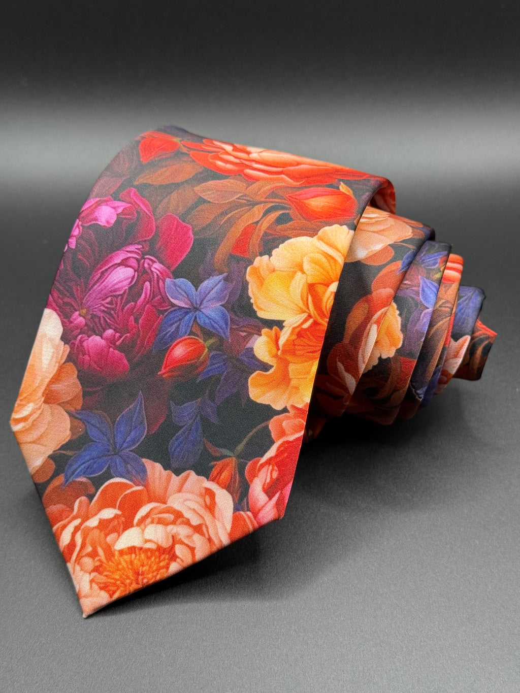 The Ember & Bloom Floral Necktie