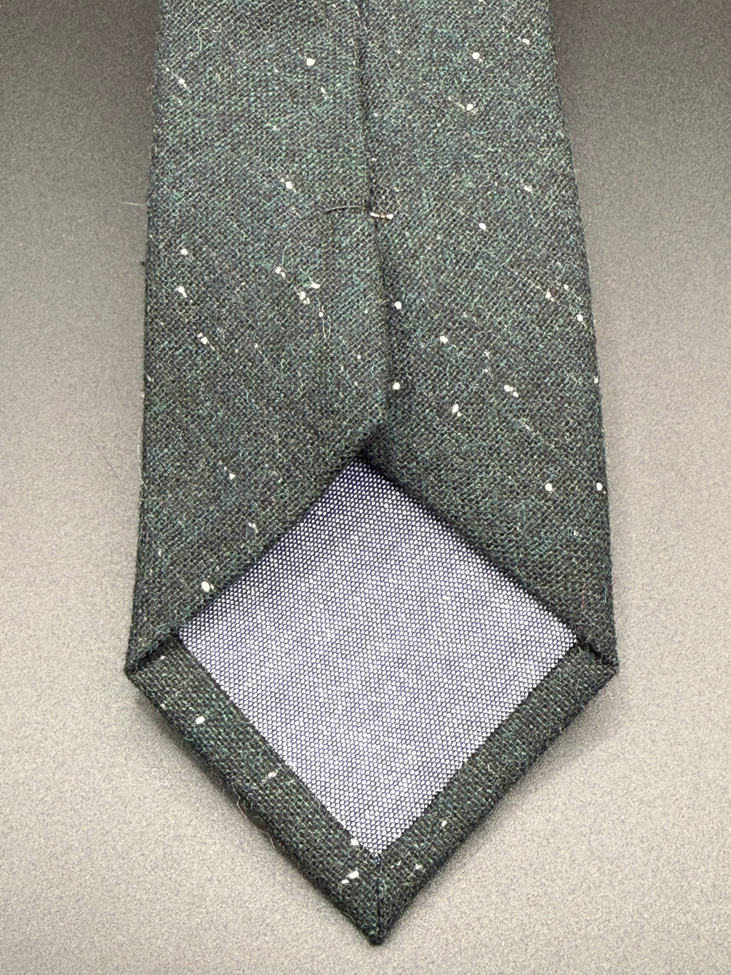 The Evergreen Wool with White Speckles Necktie