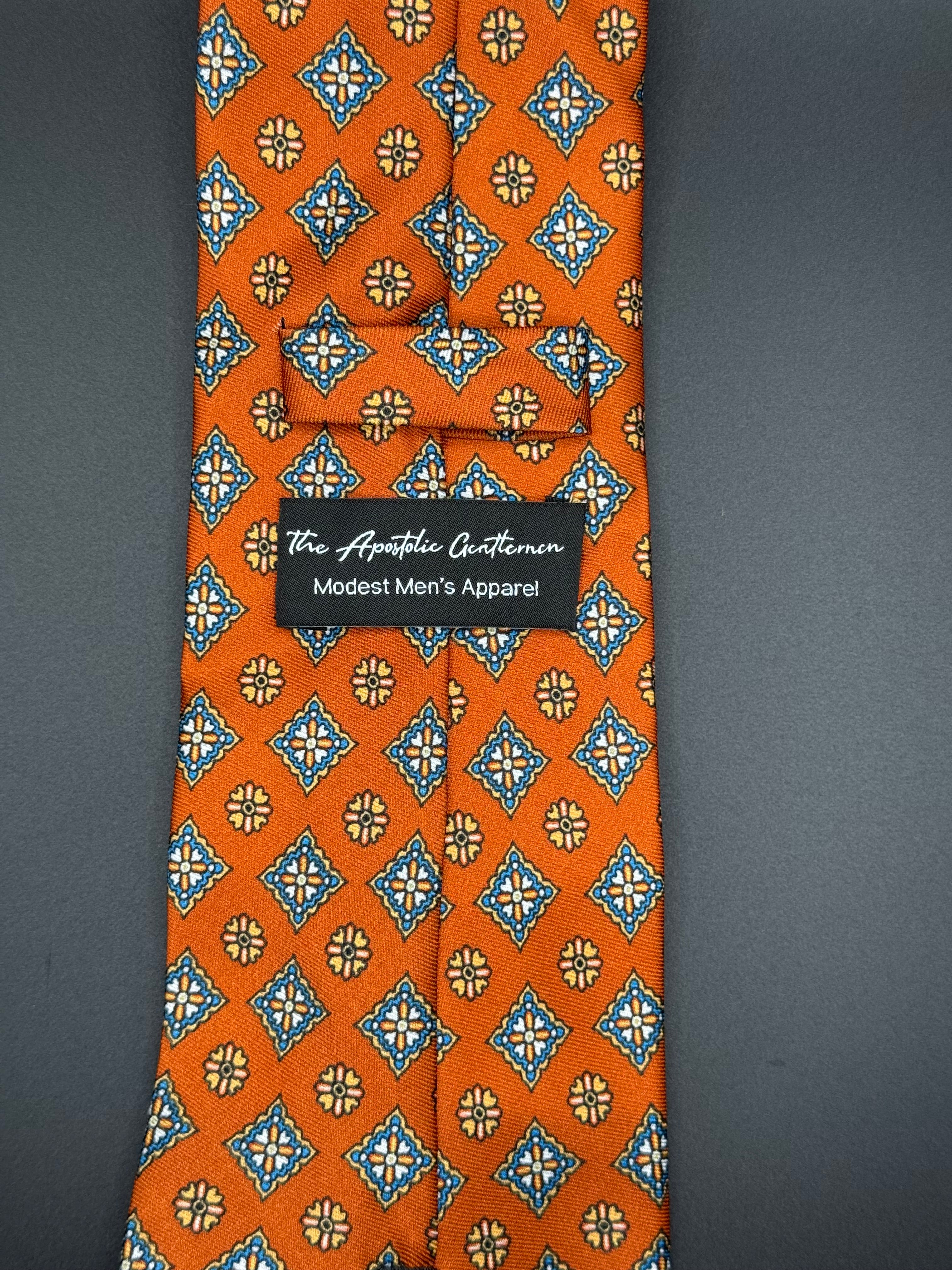 The Saffron Mosaic Necktie