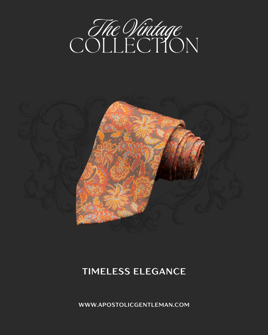 The Autumn Paisley Necktie