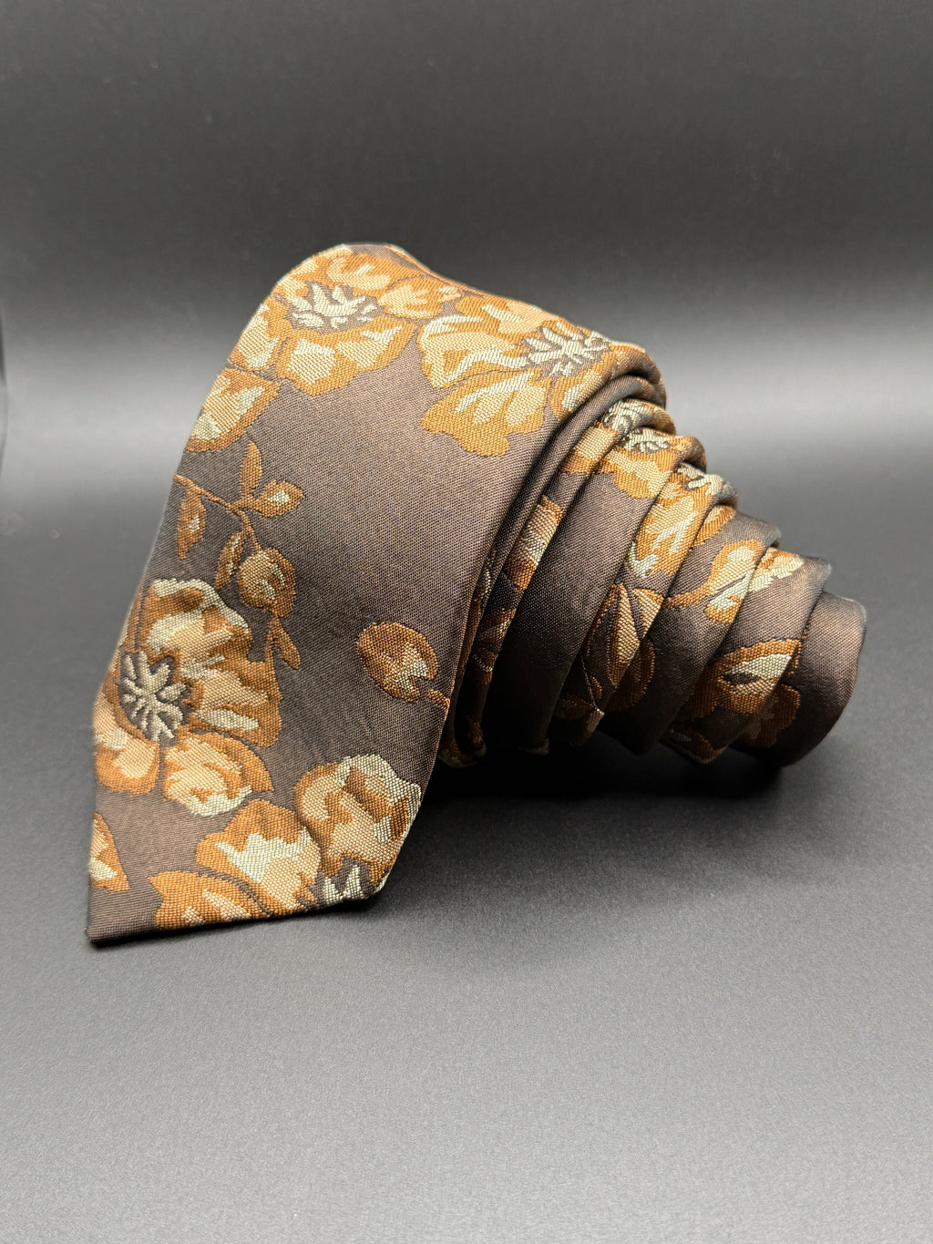 The Bronze Bloom Floral Necktie