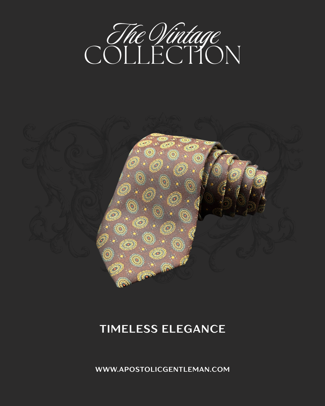 The Golden Medallion Necktie