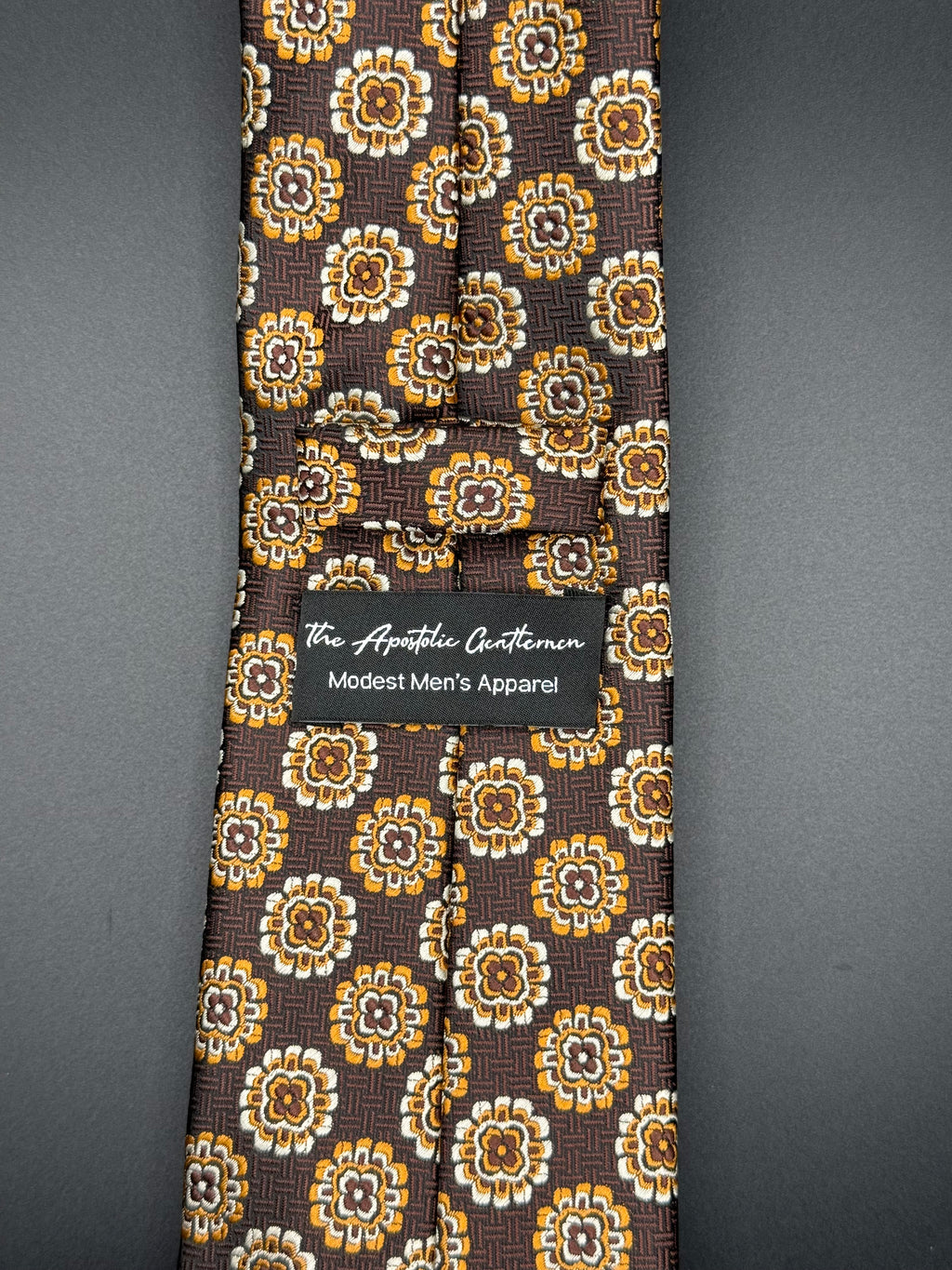 The Bronze Bloom Floral Necktie
