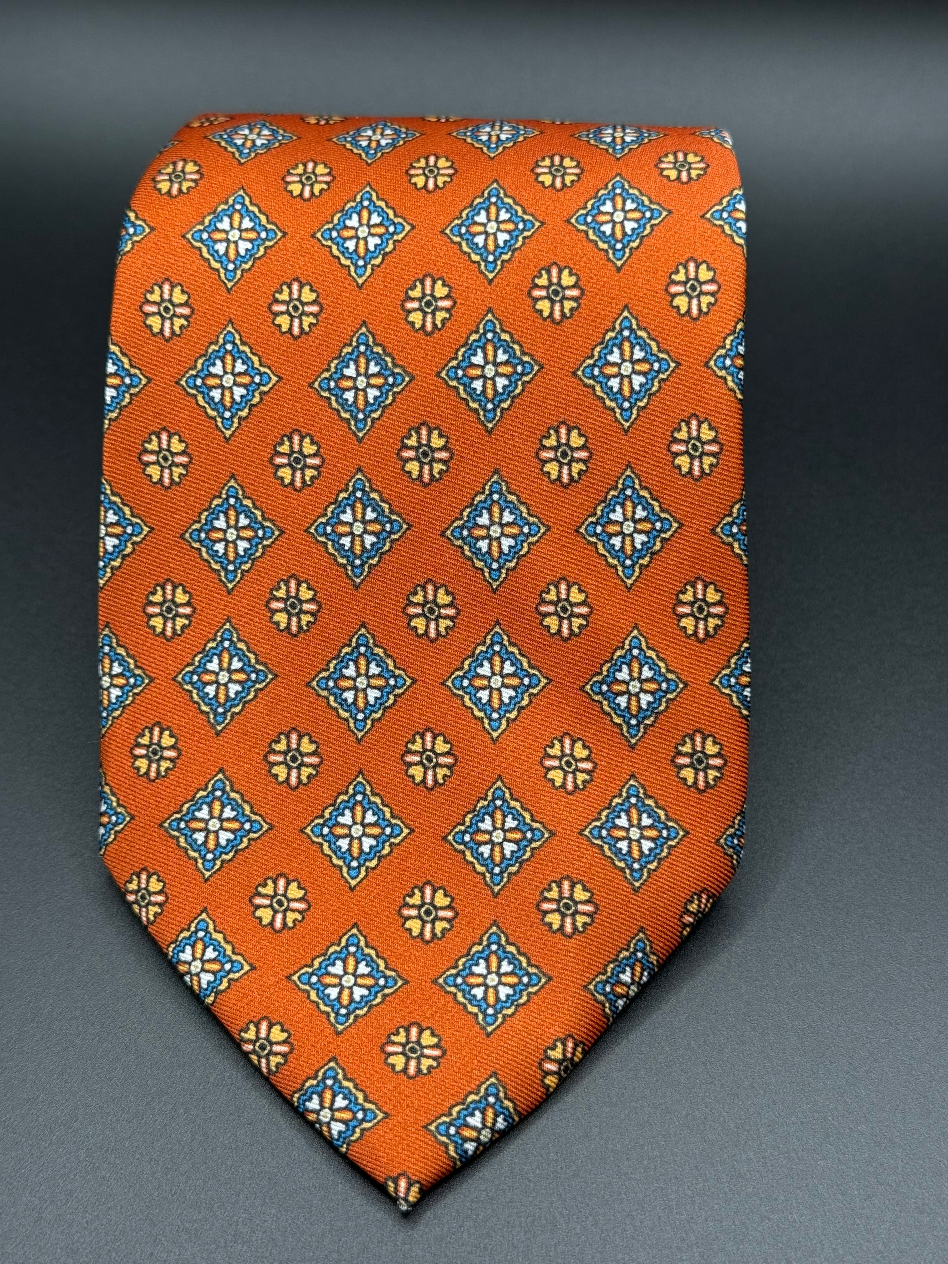 The Saffron Mosaic Necktie