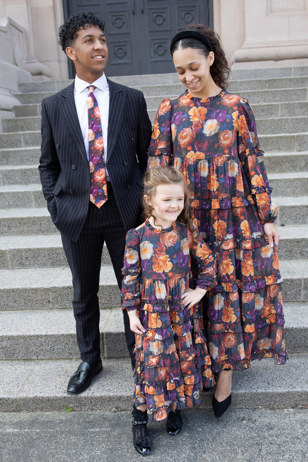 The Ember & Bloom Floral Necktie