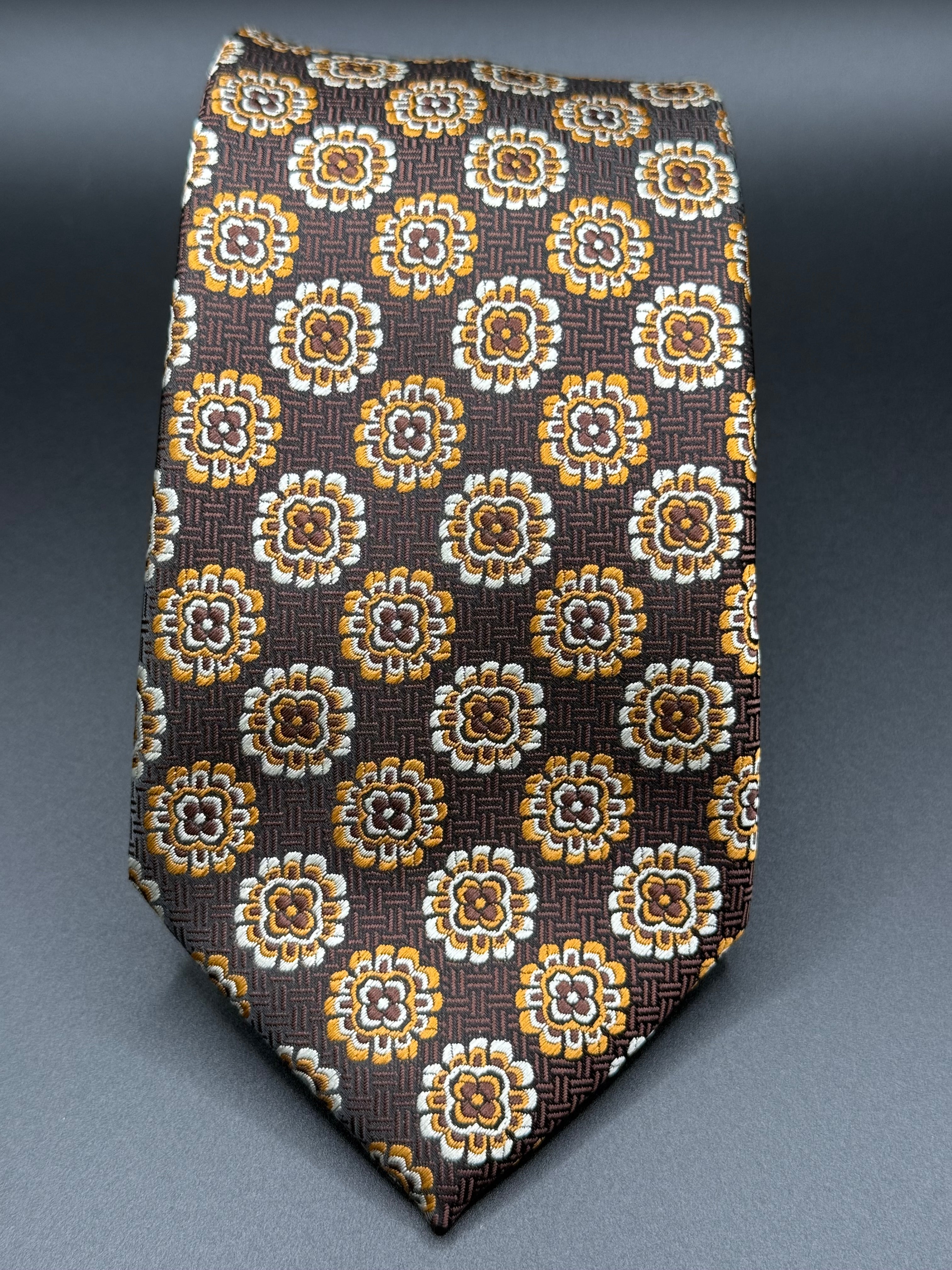 The Bronze Bloom Floral Necktie