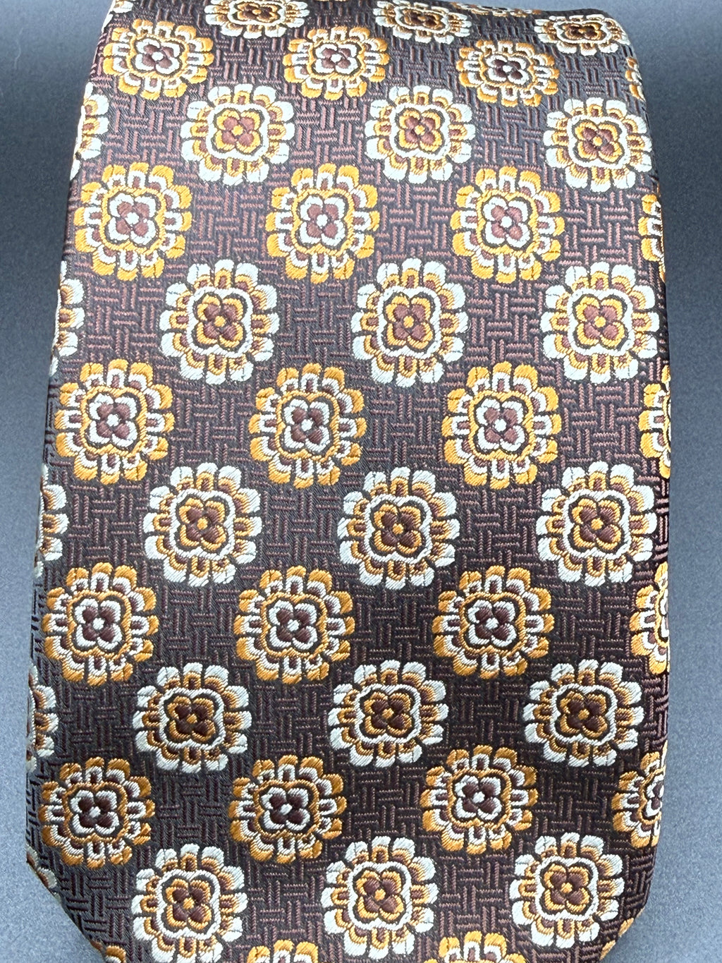 The Bronze Bloom Floral Necktie