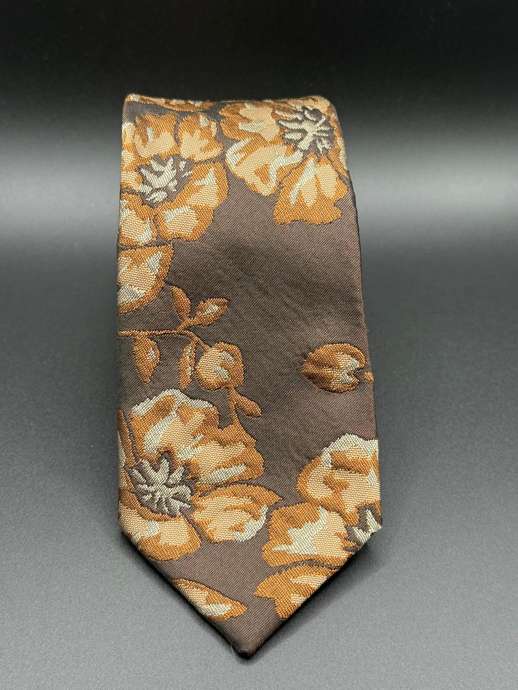 The Bronze Bloom Floral Necktie