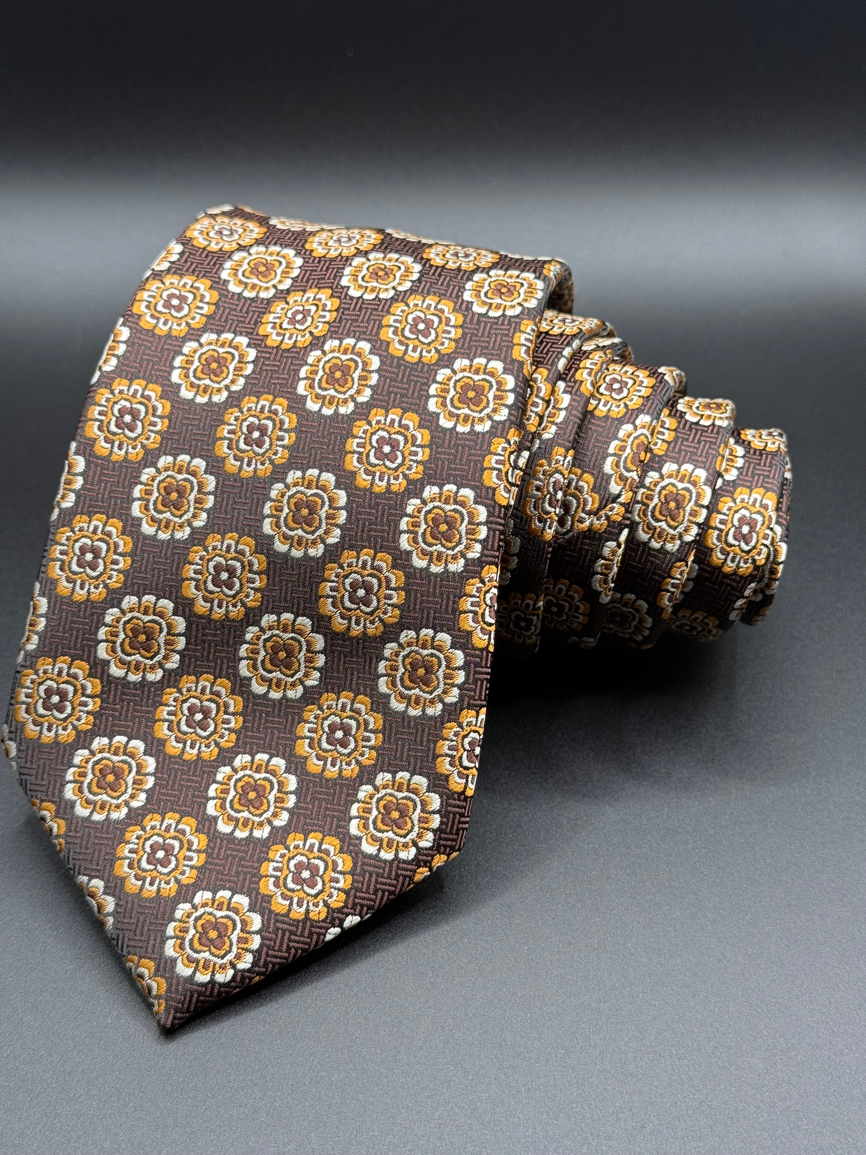 The Bronze Bloom Floral Necktie