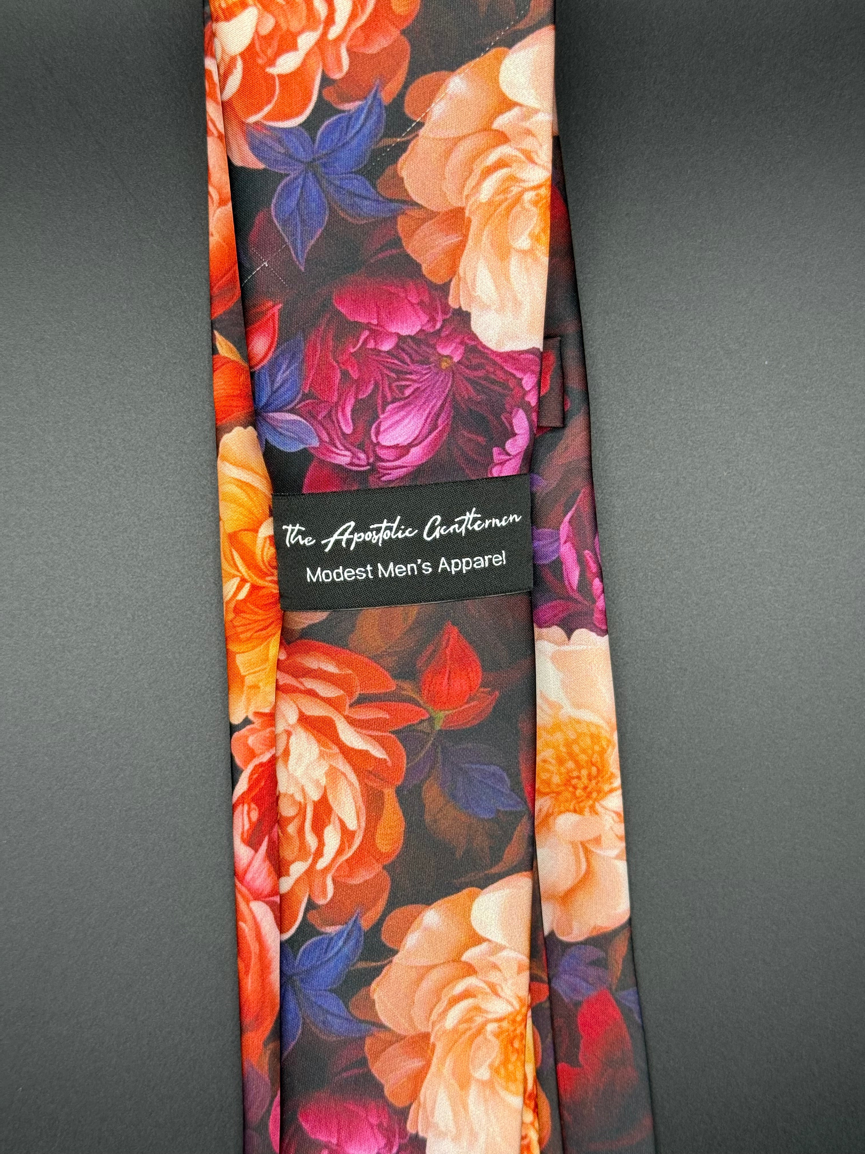 The Ember & Bloom Floral Necktie