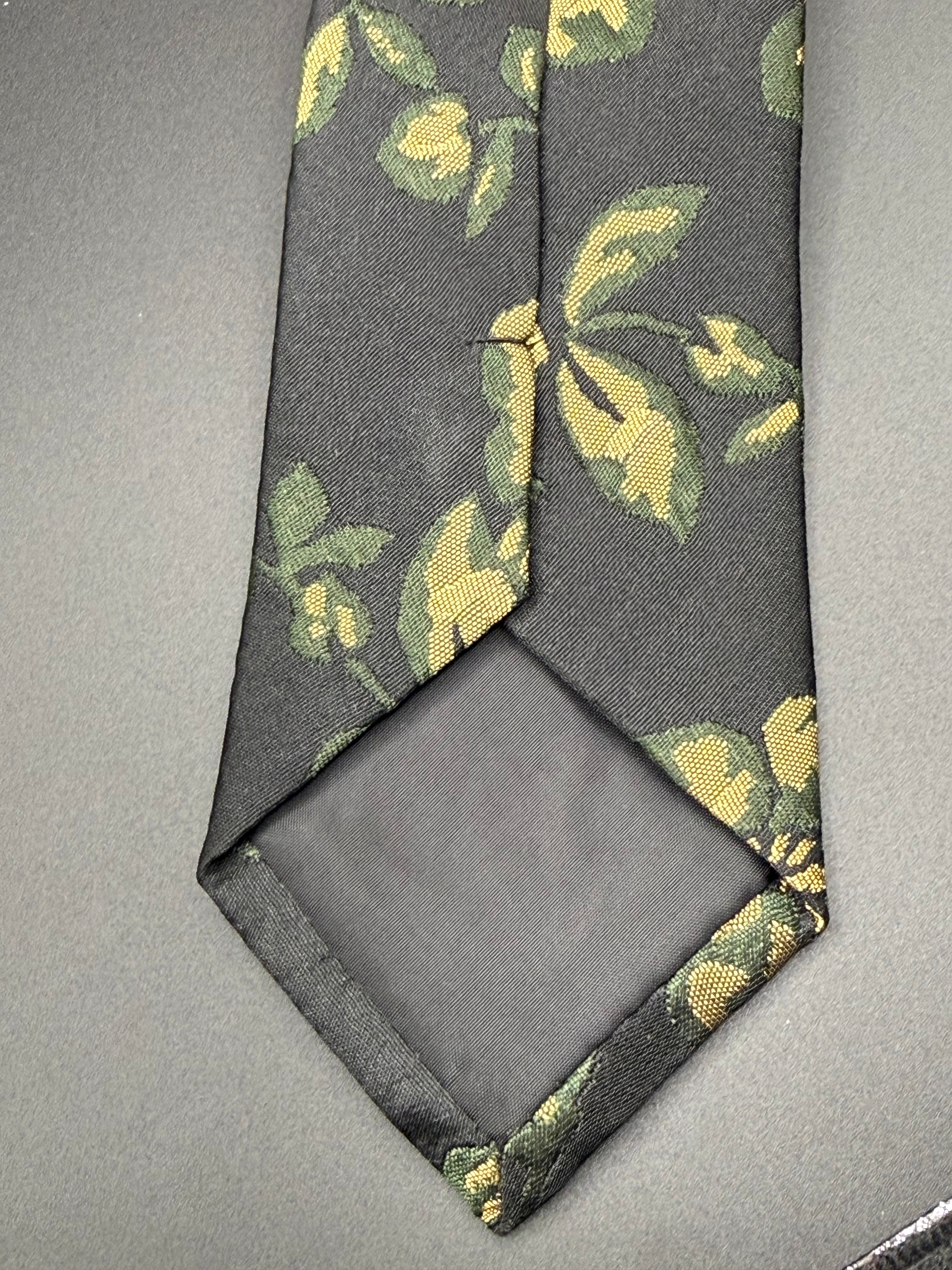 The Olive Bloom Floral Necktie
