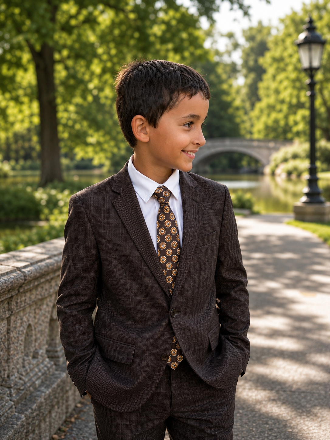 The Heritage Bloom Floral Young Gentleman Necktie