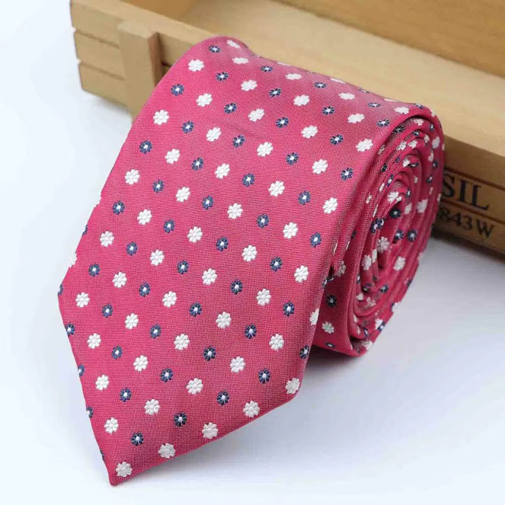 The Crimson Bloom Floral Necktie