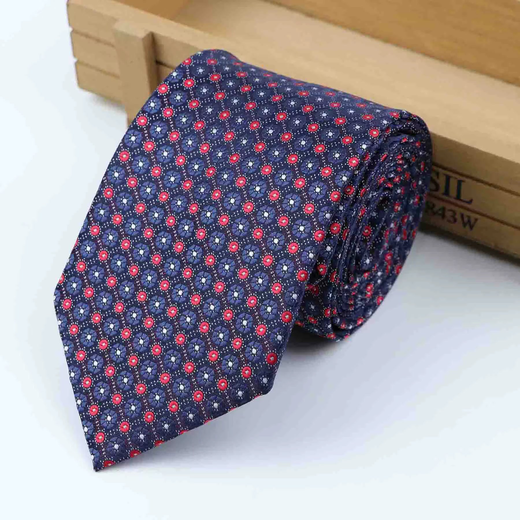 The Midnight Bloom Floral Necktie
