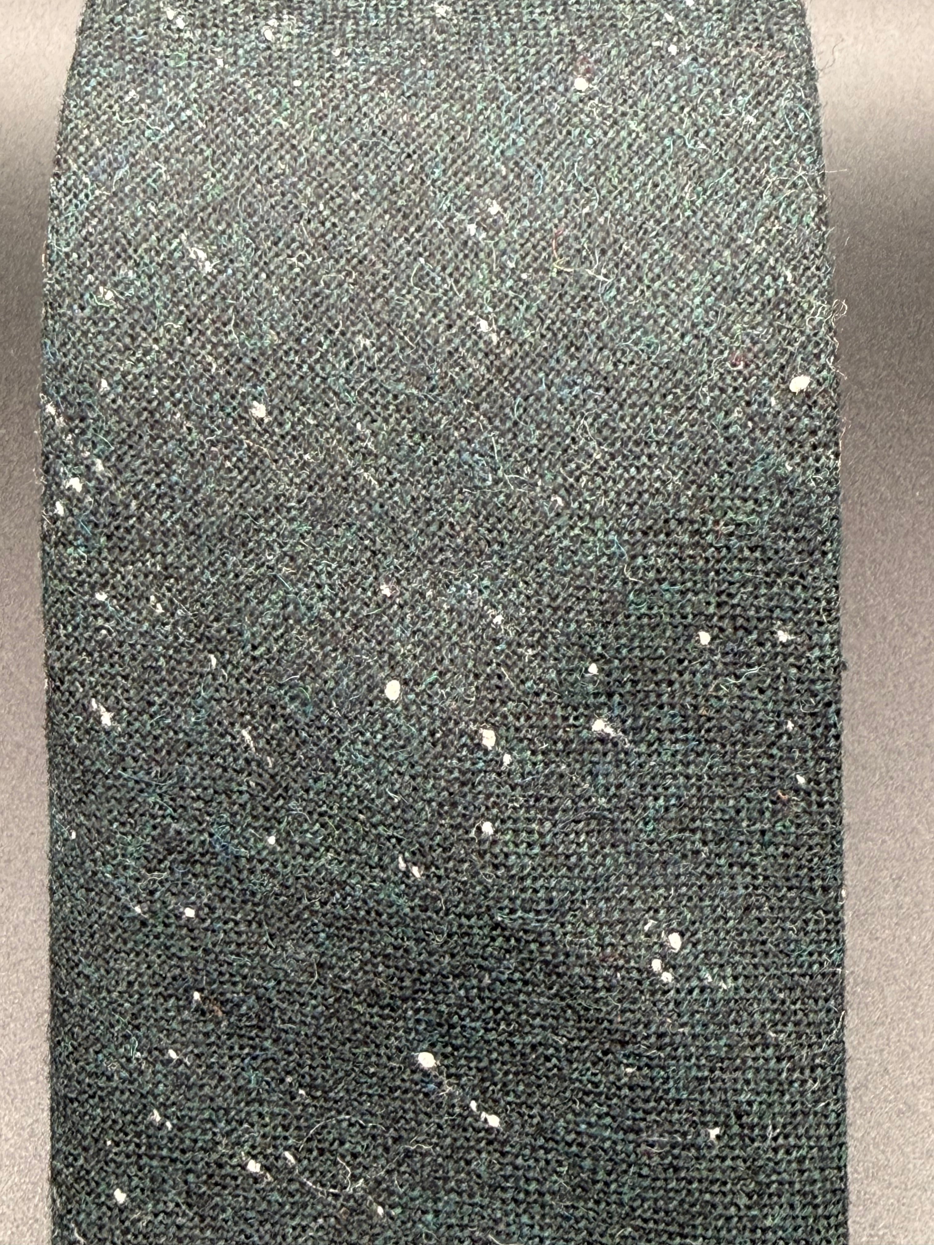 The Evergreen Wool with White Speckles Necktie