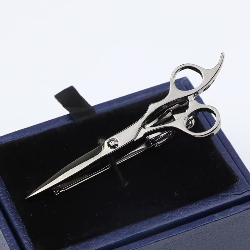 scissors tie clip