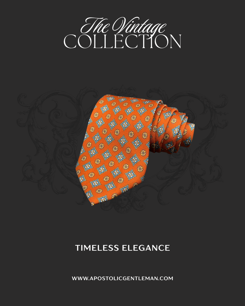 The Saffron Mosaic Necktie