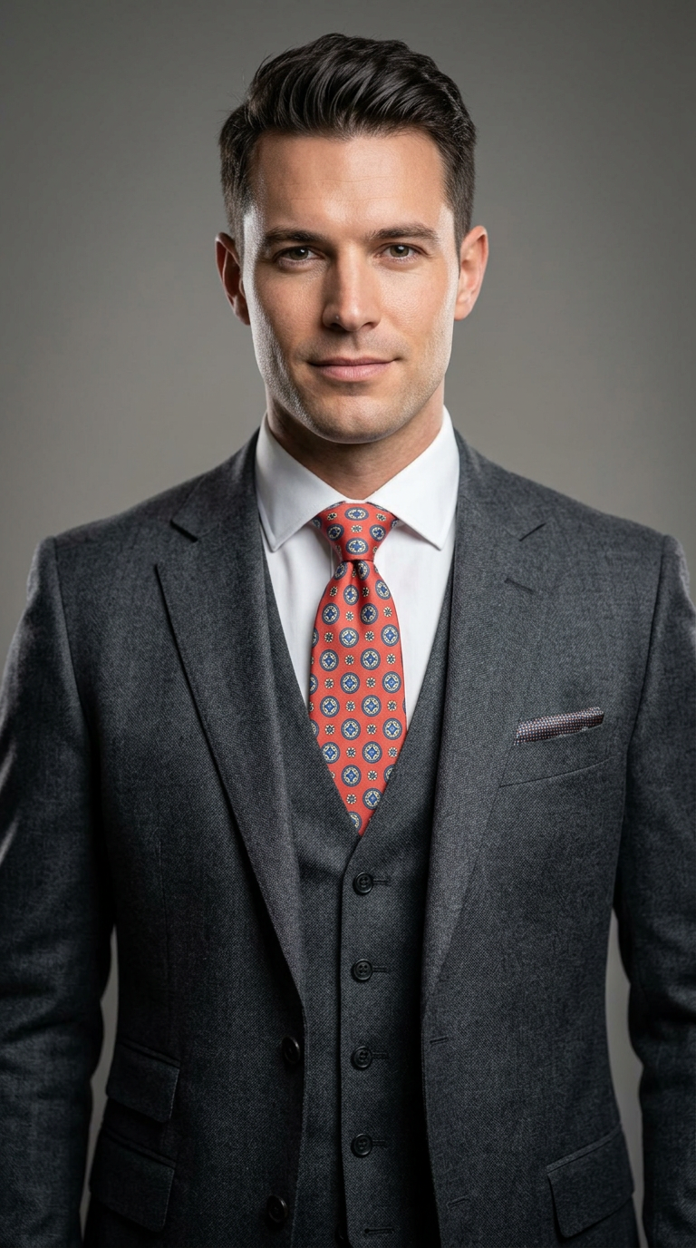 The Imperial Rosette Necktie
