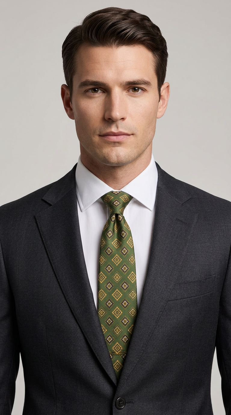 The Emerald Crest Necktie