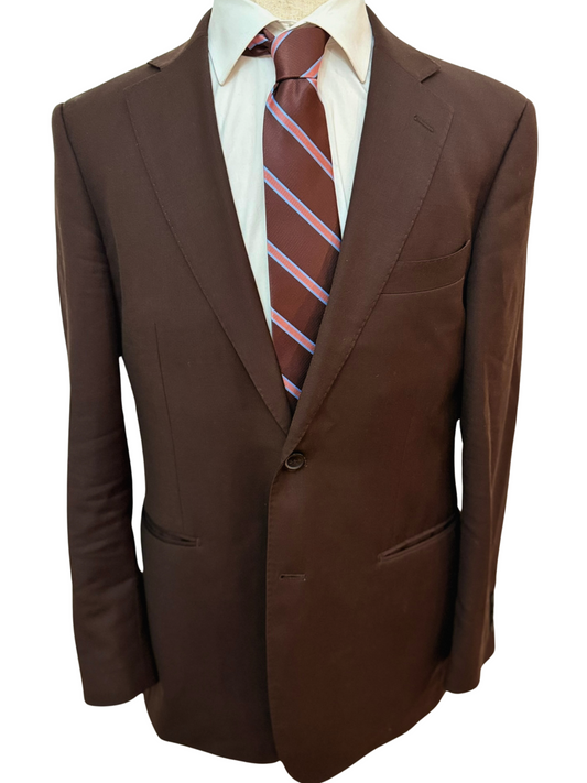 Corbata tejida a rayas azules y negras Oasis