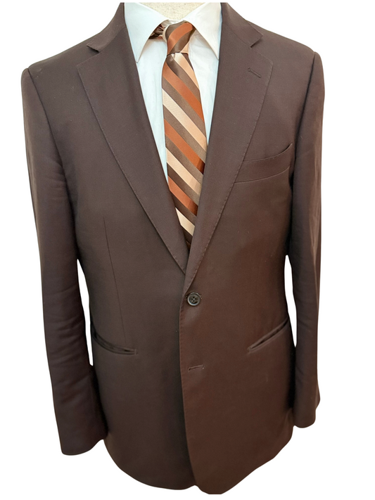 Corbata tejida a rayas azules y negras Oasis