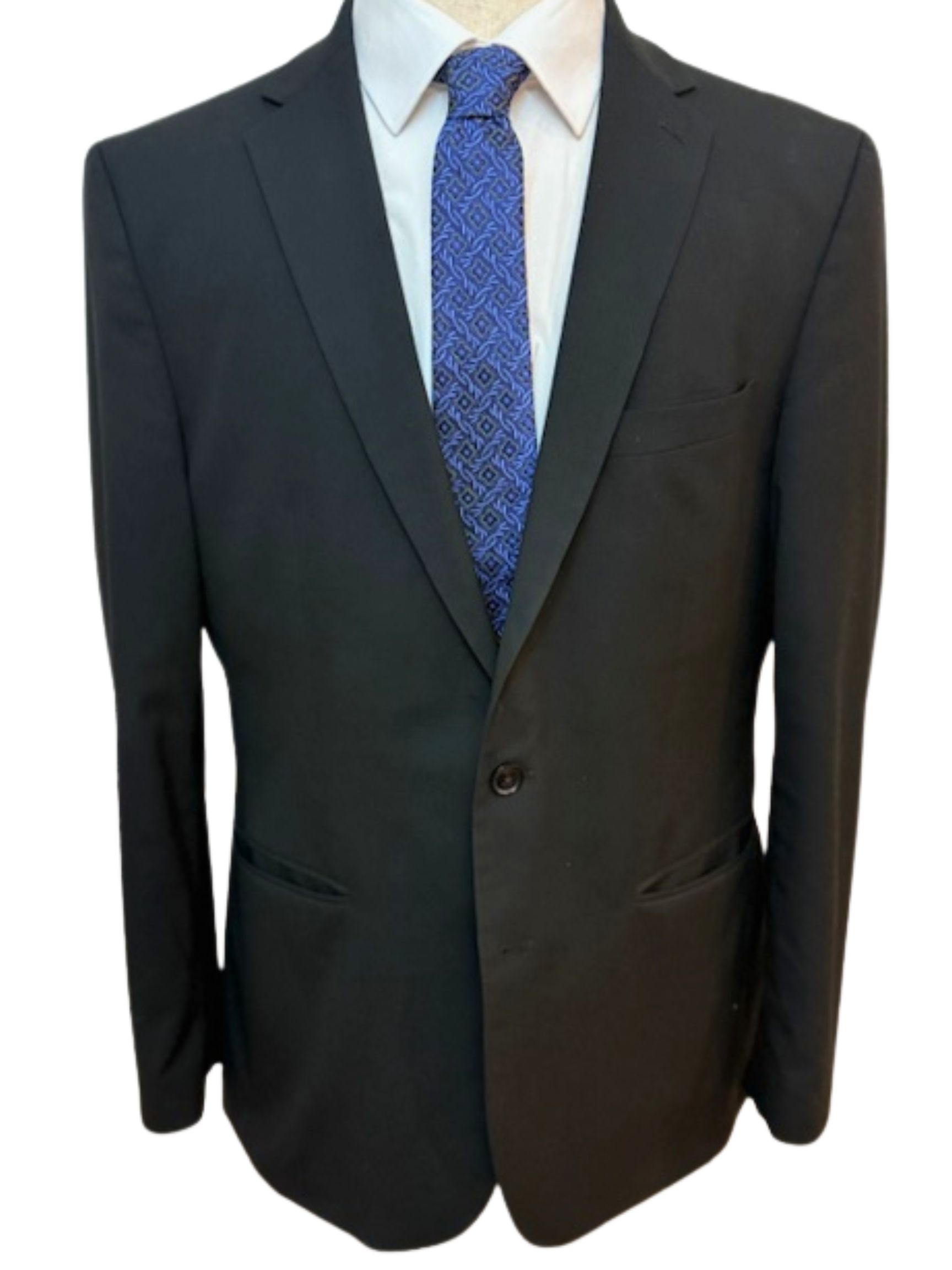 The Royal Blue Crest Floral Necktie