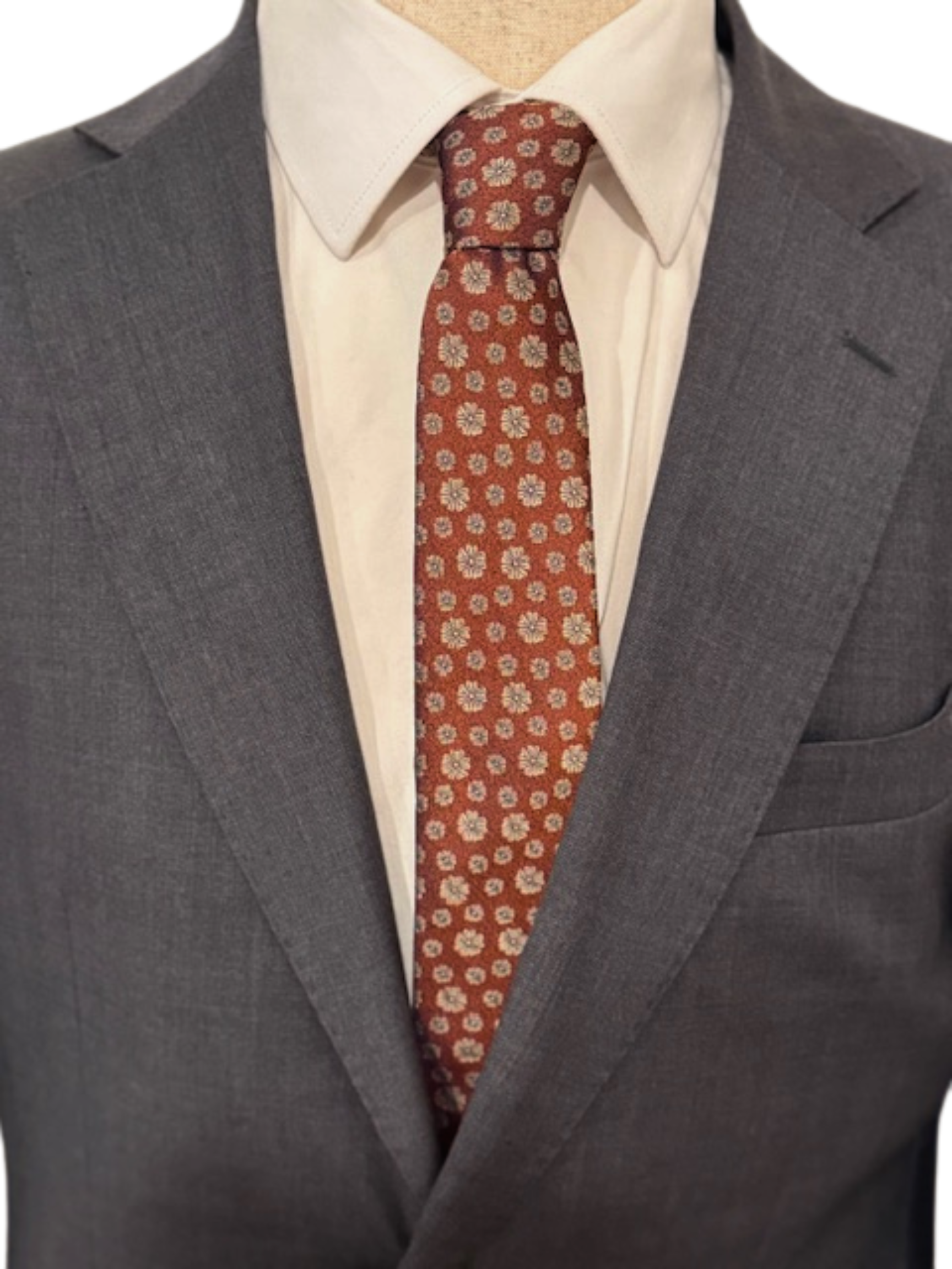 The Crimson Bloom Floral Necktie