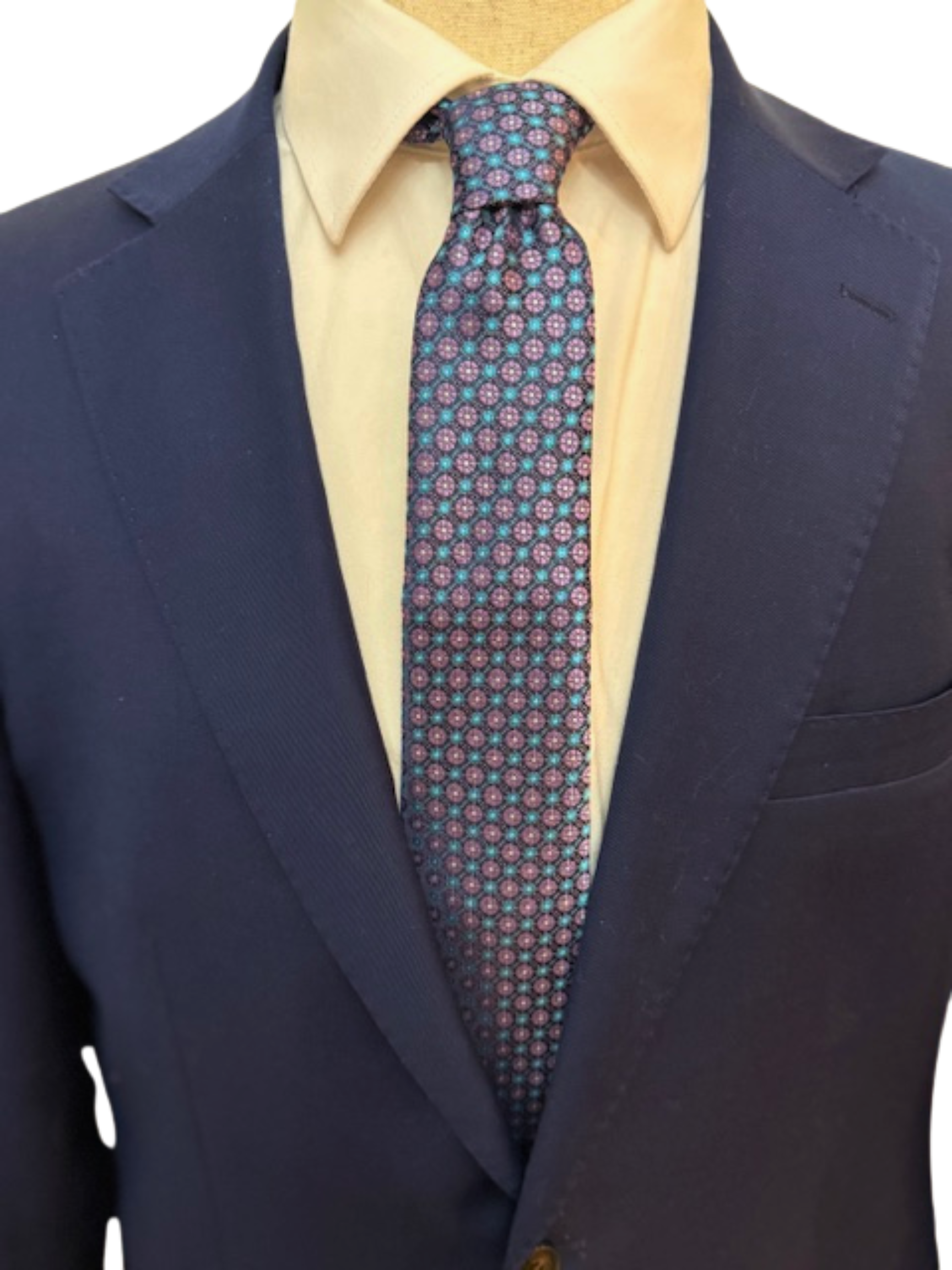 The Violet Bloom Floral Necktie