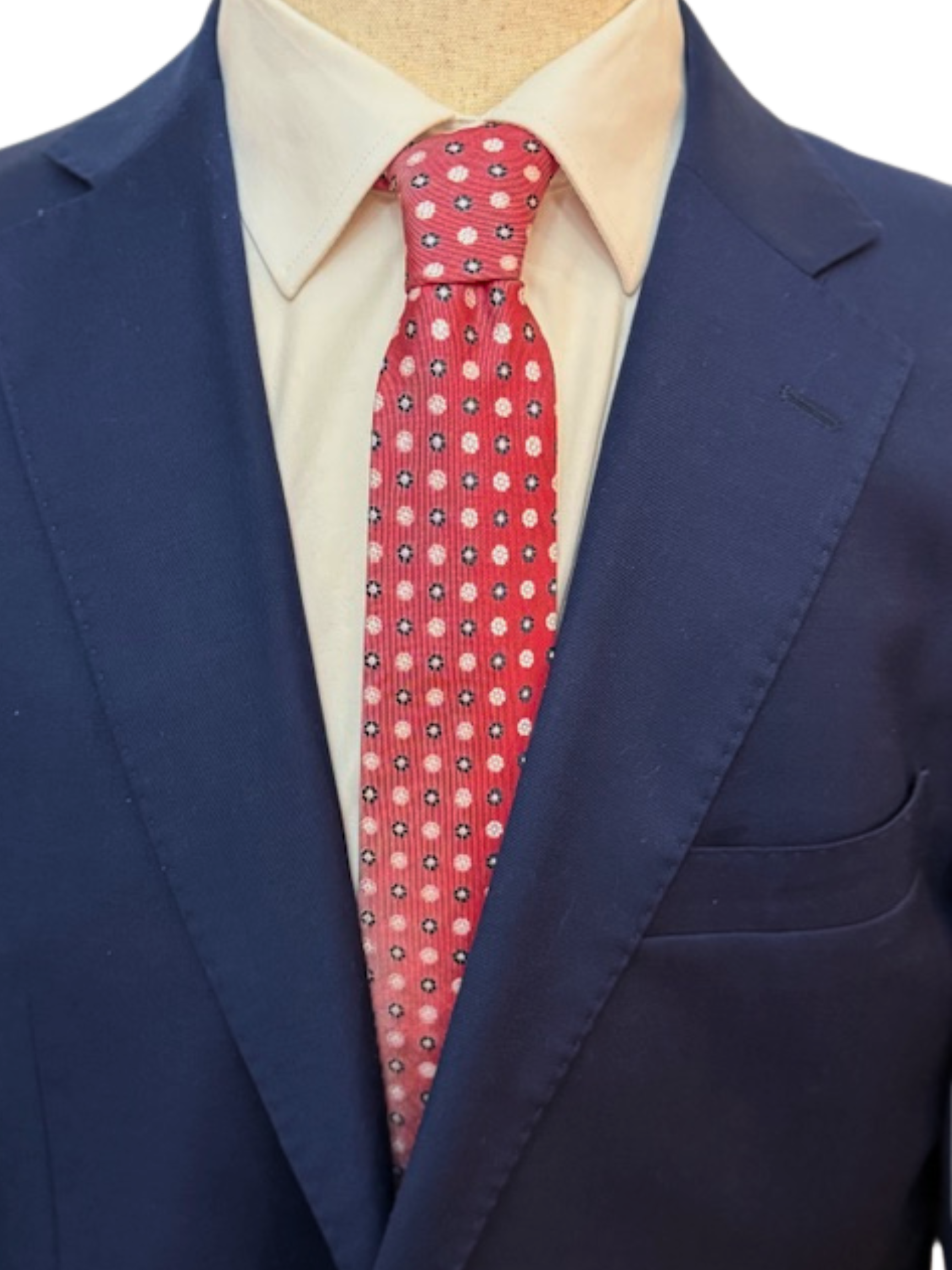 The Crimson Bloom Floral Necktie