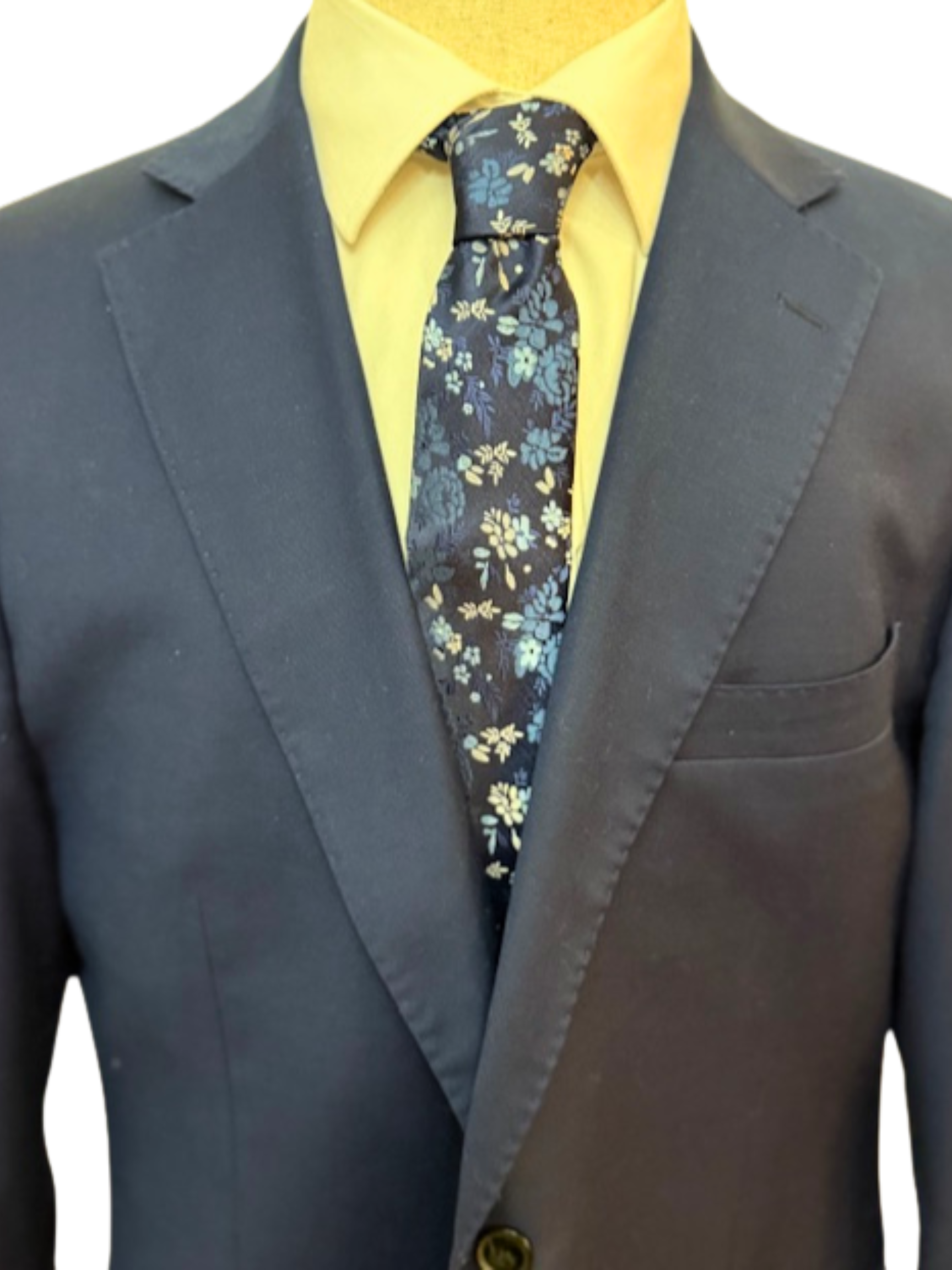 The Saphire Garden at Midnight Floral Necktie