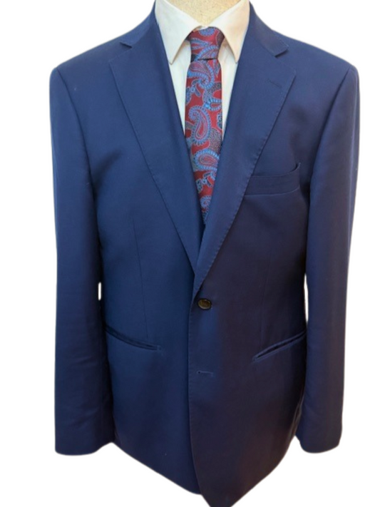 Baby Blue and Burgundy Paisley on Burgundy Necktie