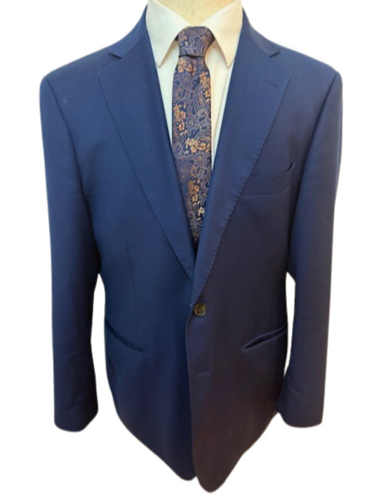 Bronze, Copper, and Gold Paisley on Navy Necktie