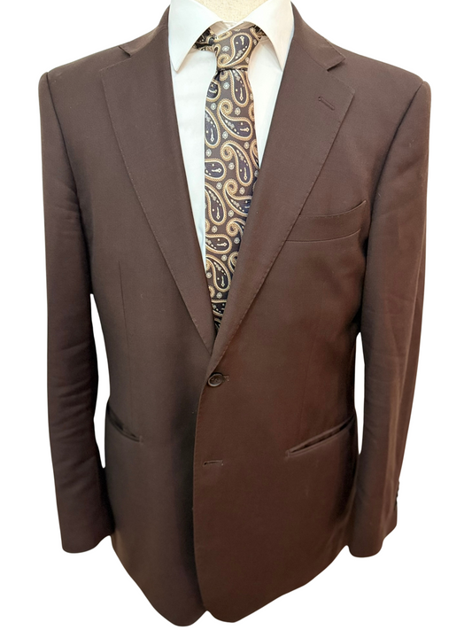 Brown, Biege, and Copper Paisley Necktie