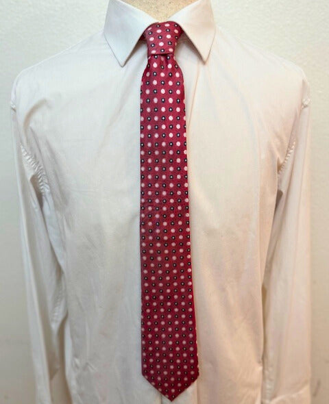 The Crimson Bloom Floral Necktie