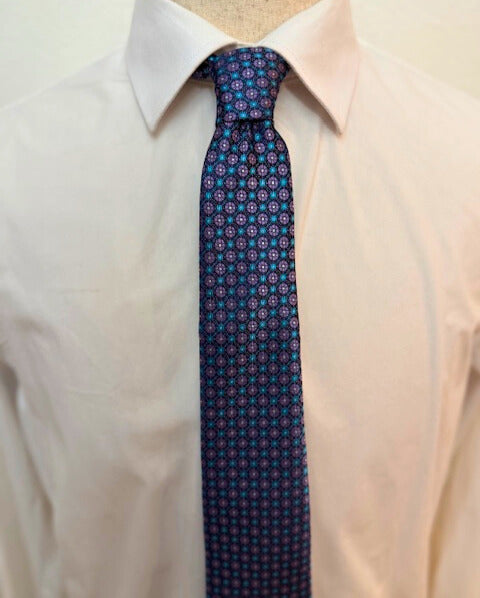 The Violet Bloom Floral Necktie