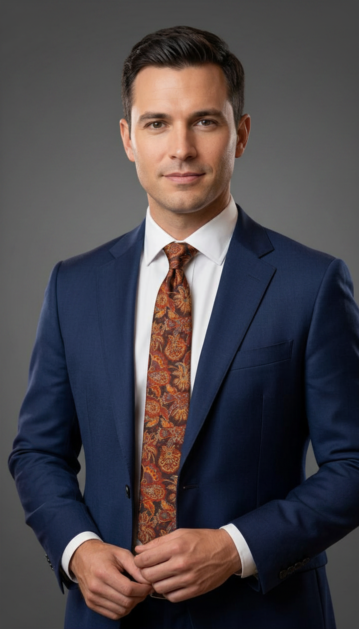 The Autumn Paisley Necktie