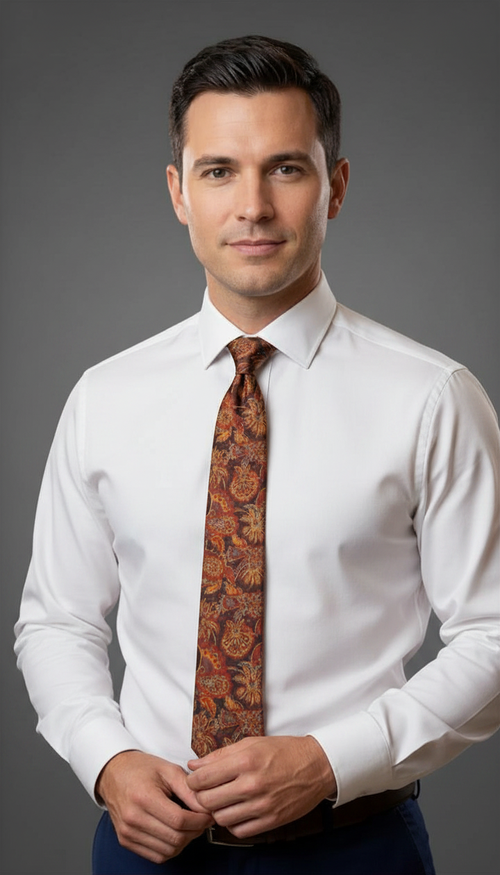 The Autumn Paisley Necktie