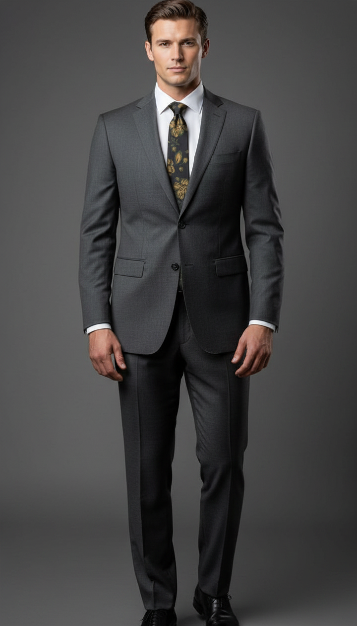 The Olive Bloom Floral Necktie